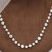 Old European Round Cut Tennis Necklace Necklaces