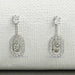 Elegant Oval Drop Earrings With Olive Oval-Cut Diamonds Earrings