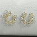 Yellow Pear Diamond Open Hoop Earrings Earring