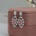 Pink Marquise Lab Diamond Double Halo Earrings Earrings