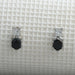 Hexagon Black Diamond Dangle Earrings Earrings