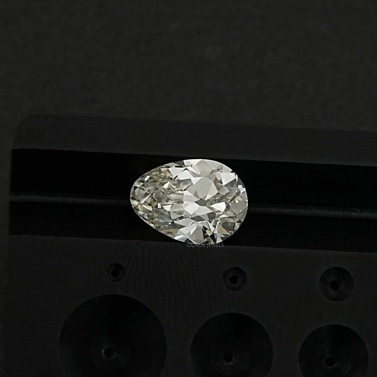 Old Mine Pear Cut Lab Grown Diamond Loose