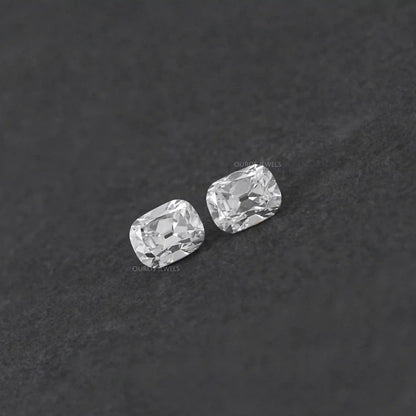 Lab Diamond Old Mine Cushion Matching Pair Loose
