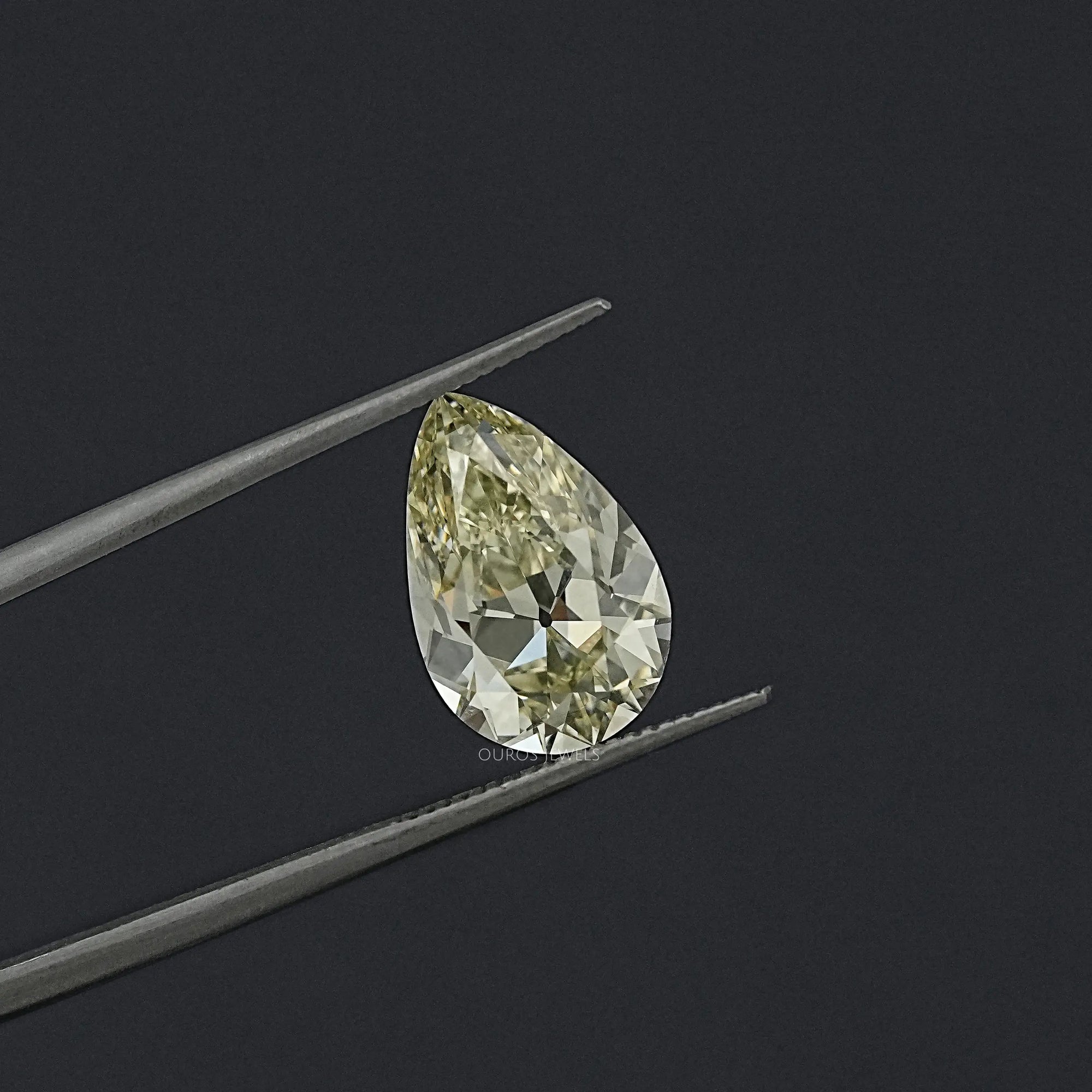 3.47 CT Loose Old Mine Pear Cut Loose Loose