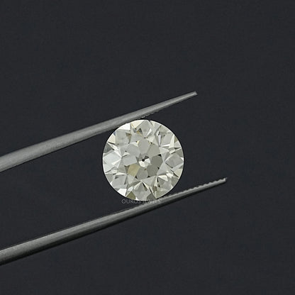 Flower Pattern Old European Round Cut Loose Loose