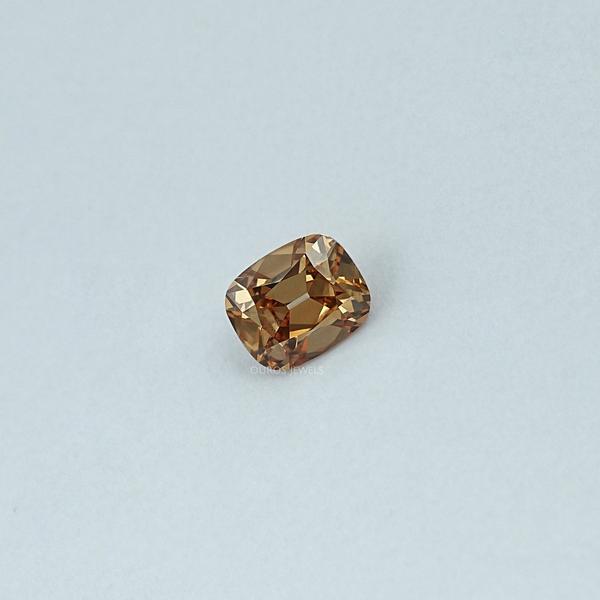 Old Mine Cushion Cut Champagne Loose Diamond Loose