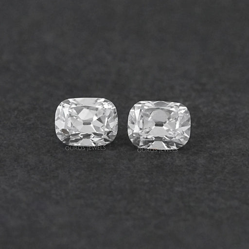 Lab Diamond Old Mine Cushion Matching Pair Loose
