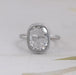 Old Mine Cushion Cut Bezel Set Solitaire Engagement Ring Rings