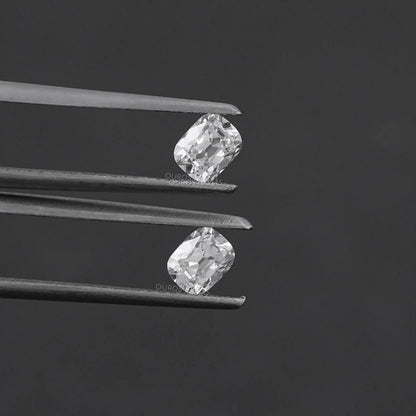 Lab Diamond Old Mine Cushion Matching Pair Loose