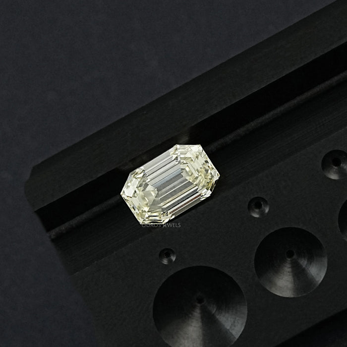 Old Mine Emerald Cut Lab Grown Diamond Loose