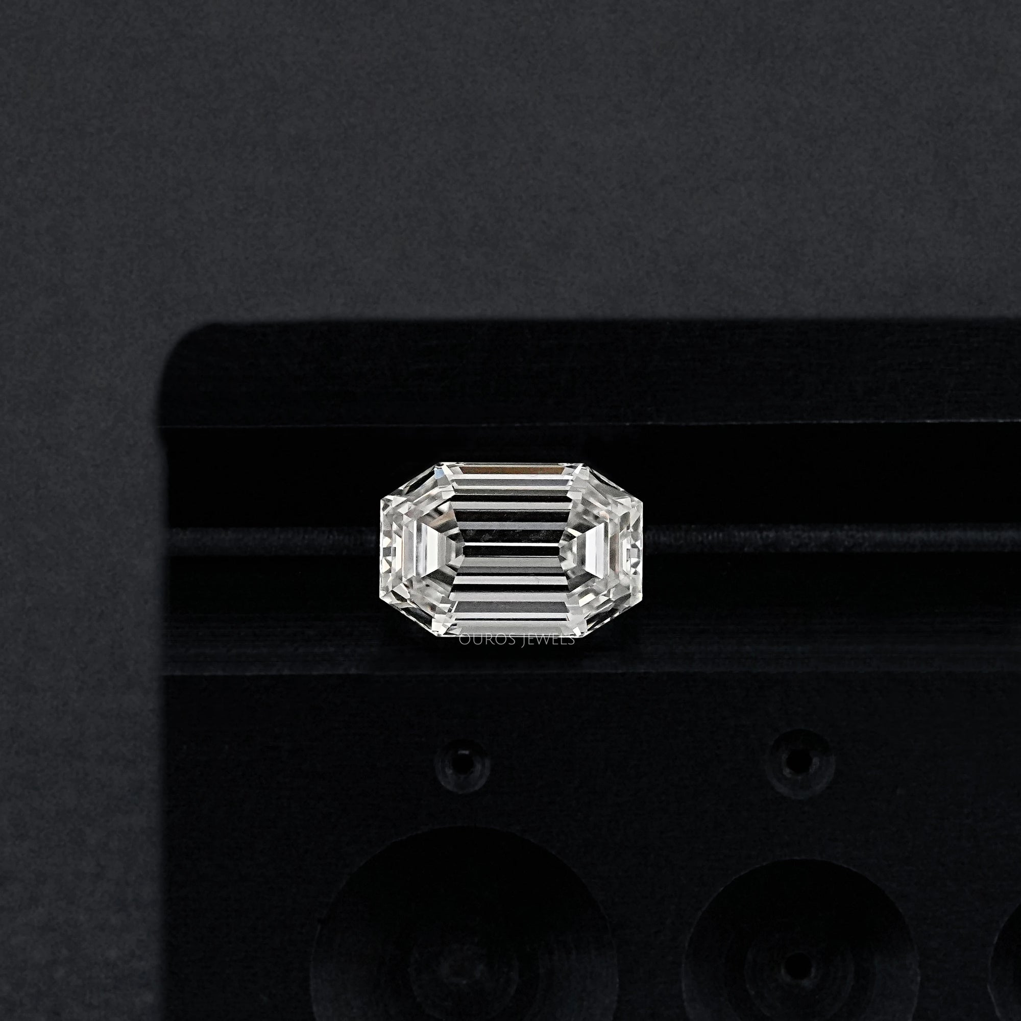 Old Mine Emerald Cut Lab Grown Loose Diamond Loose