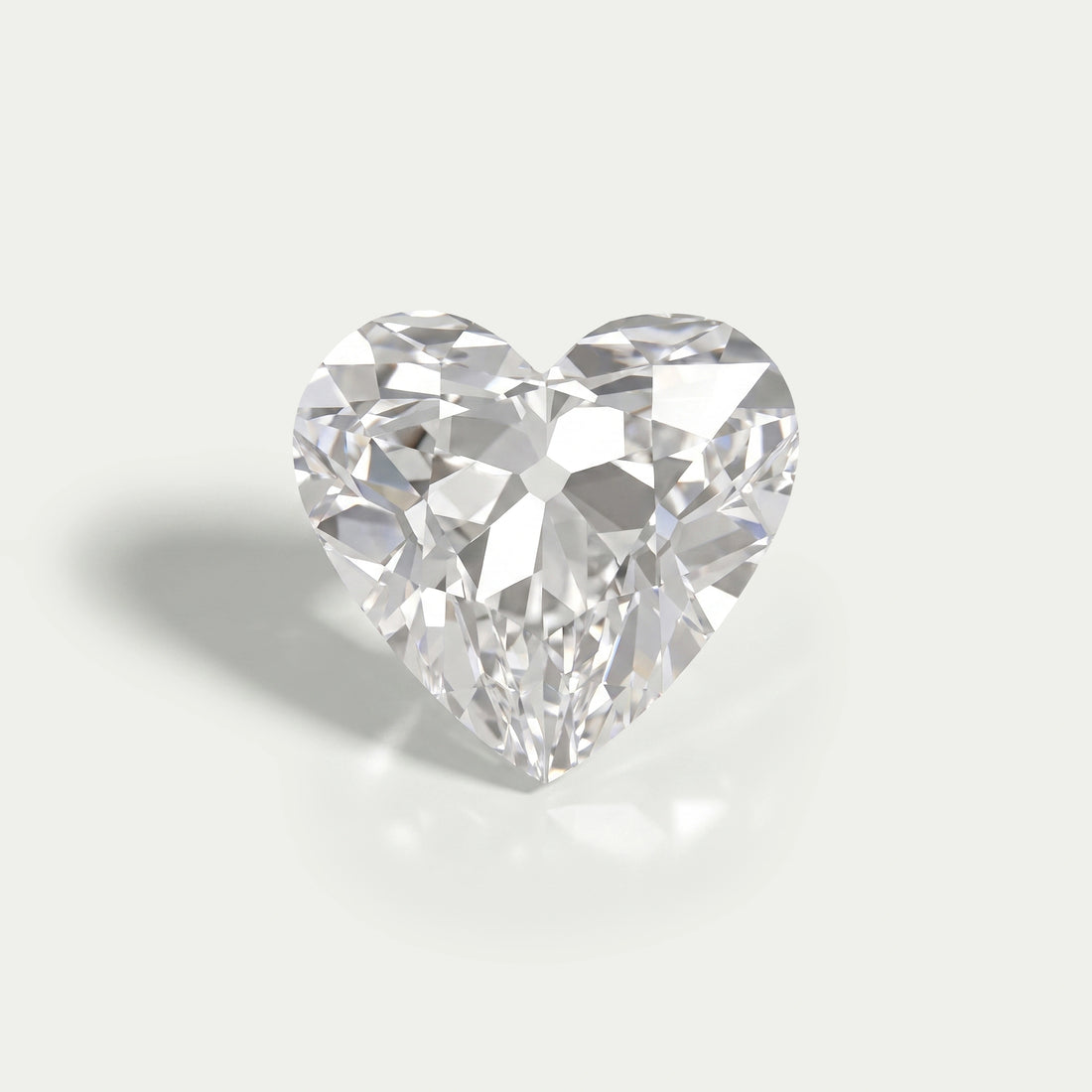 Old Mine Heart Cut Lab Grown Diamond Loose