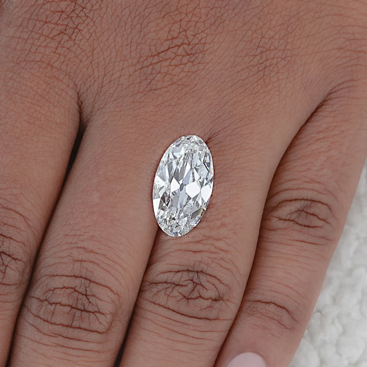 8.30 Carat Old Mine Moval Lab Grown Diamond