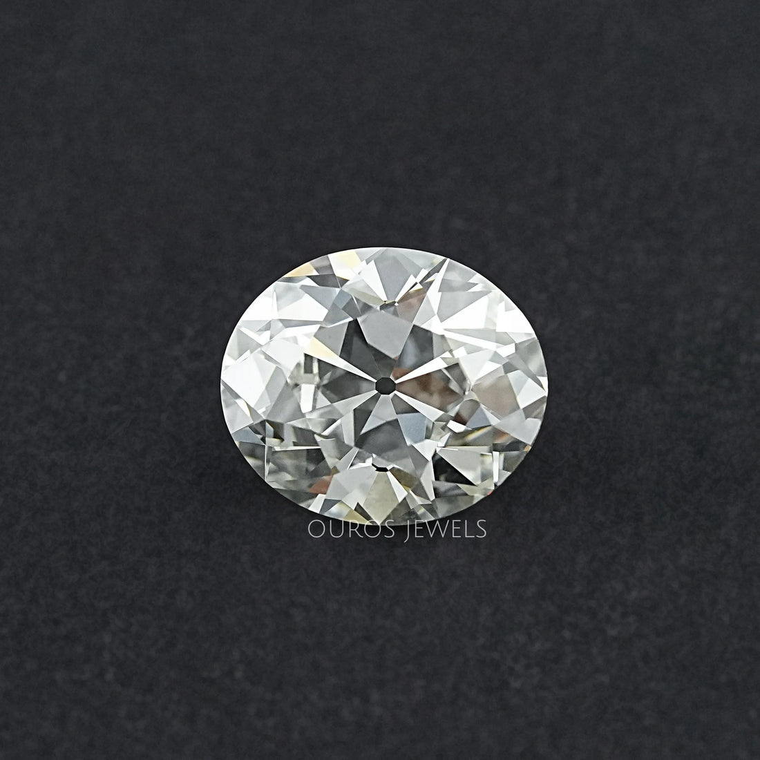 9.10 CT Old Mine Oval Cut Lab Grown Diamond Loose