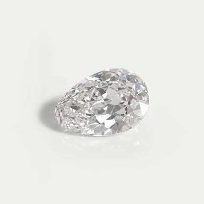Old Mine Pear Cut Lab Grown Diamond Loose