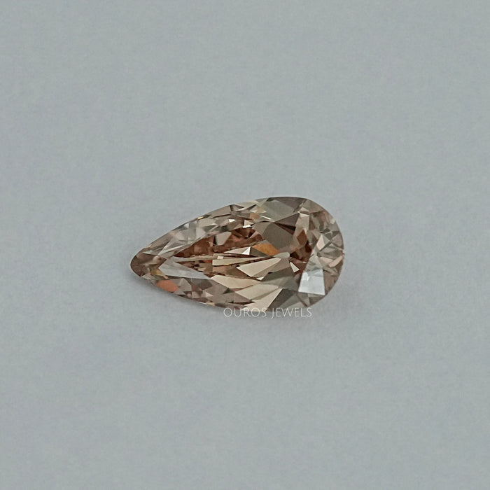 Champagne Old Mine Pear Cut Lab Diamond Loose Loose