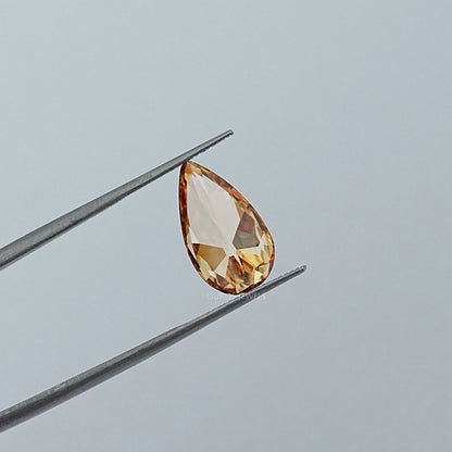 Champagne Old Mine Pear Lab Diamond Loose Loose