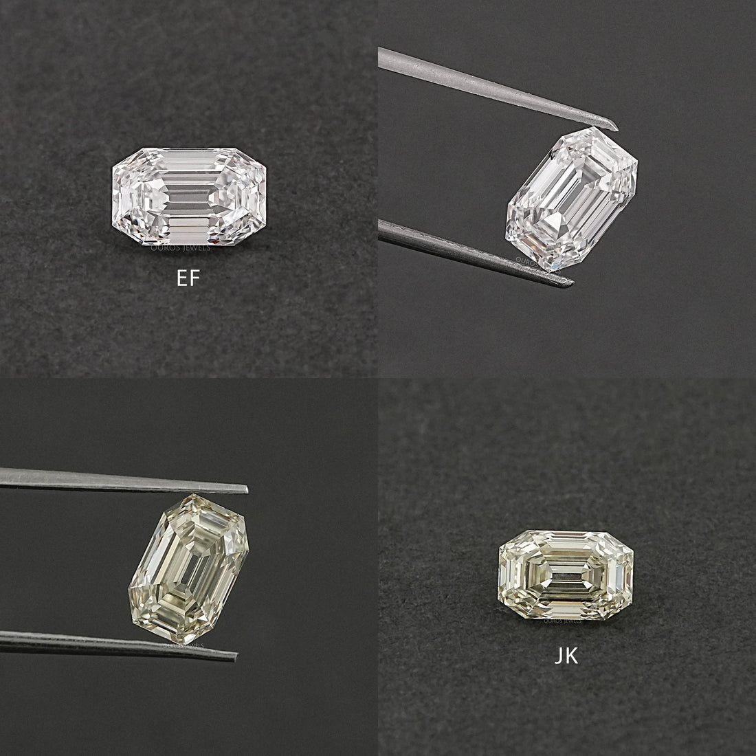 Old Cut Emerald Shape Lab Grown Diamond Loose