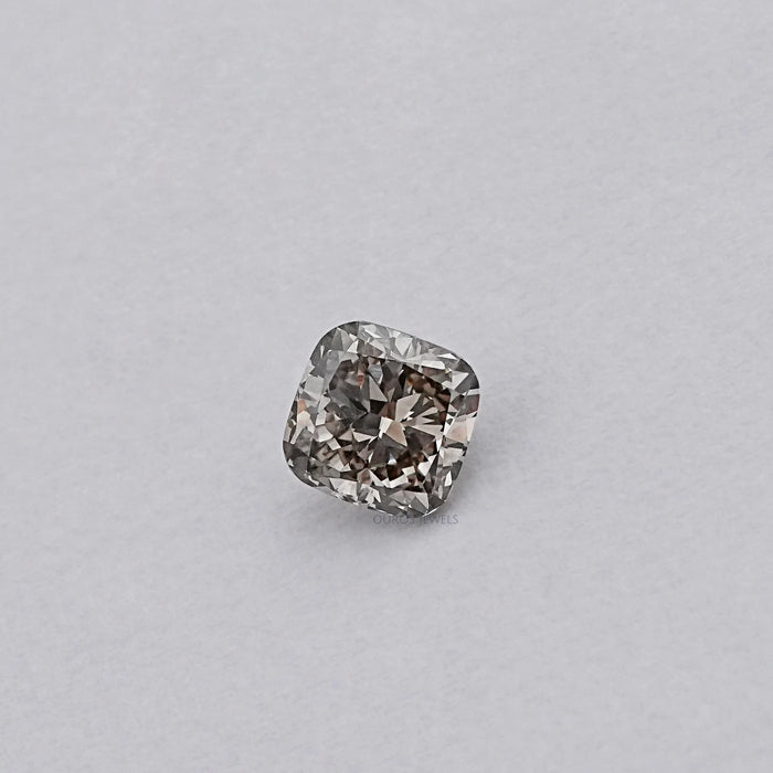 Olive Cushion Lab Grown Loose Diamond