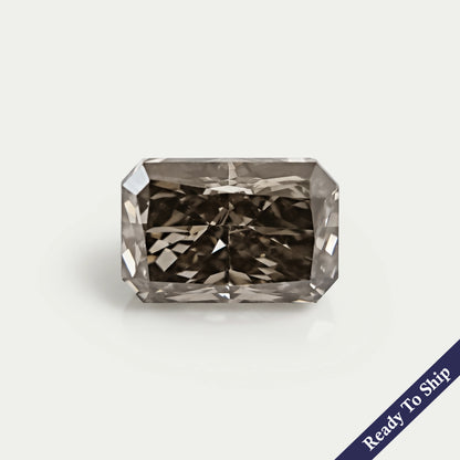 Olive Black Radiant Lab Grown Loose Diamond Loose
