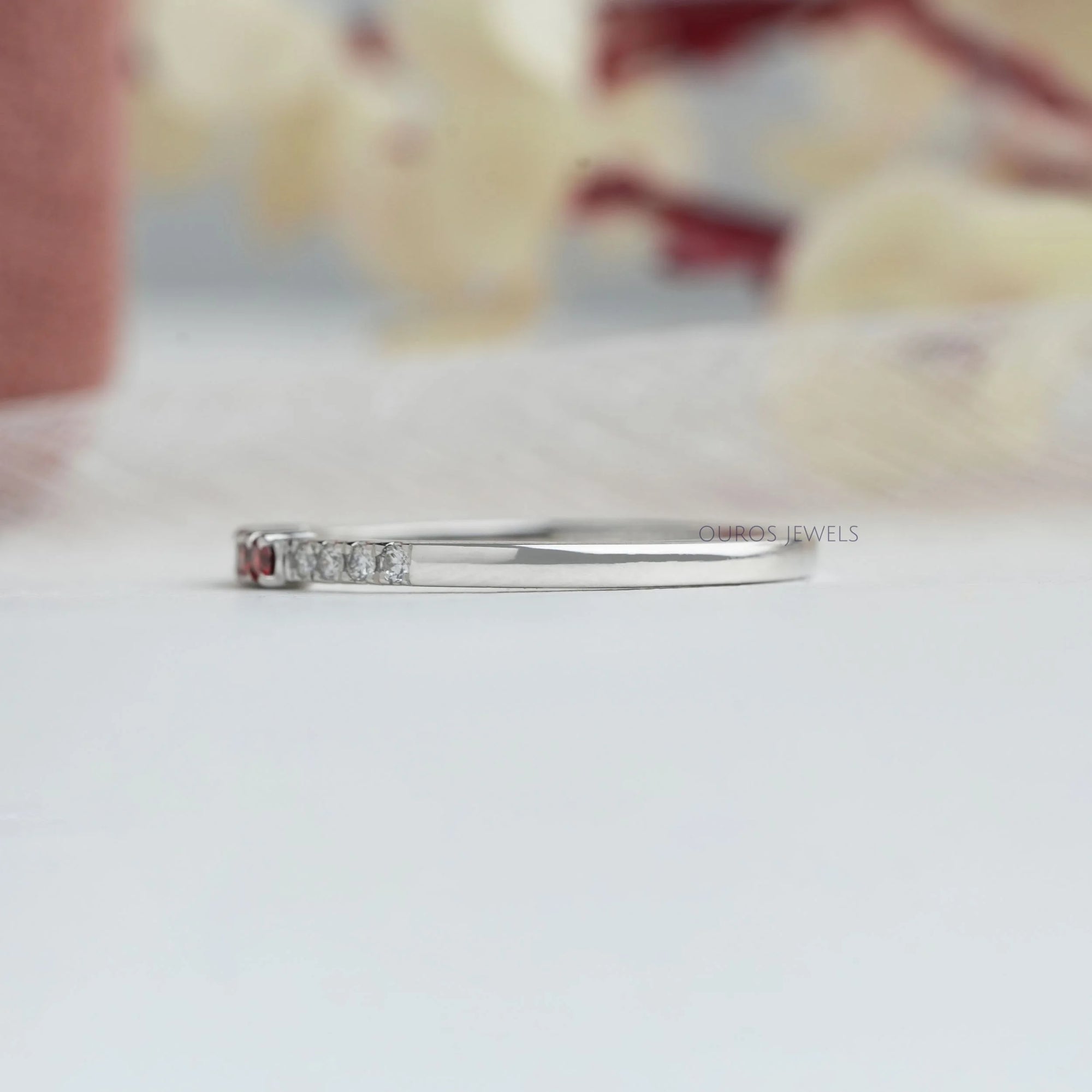 Round Cut Lab Grown Diamond Wedding Band