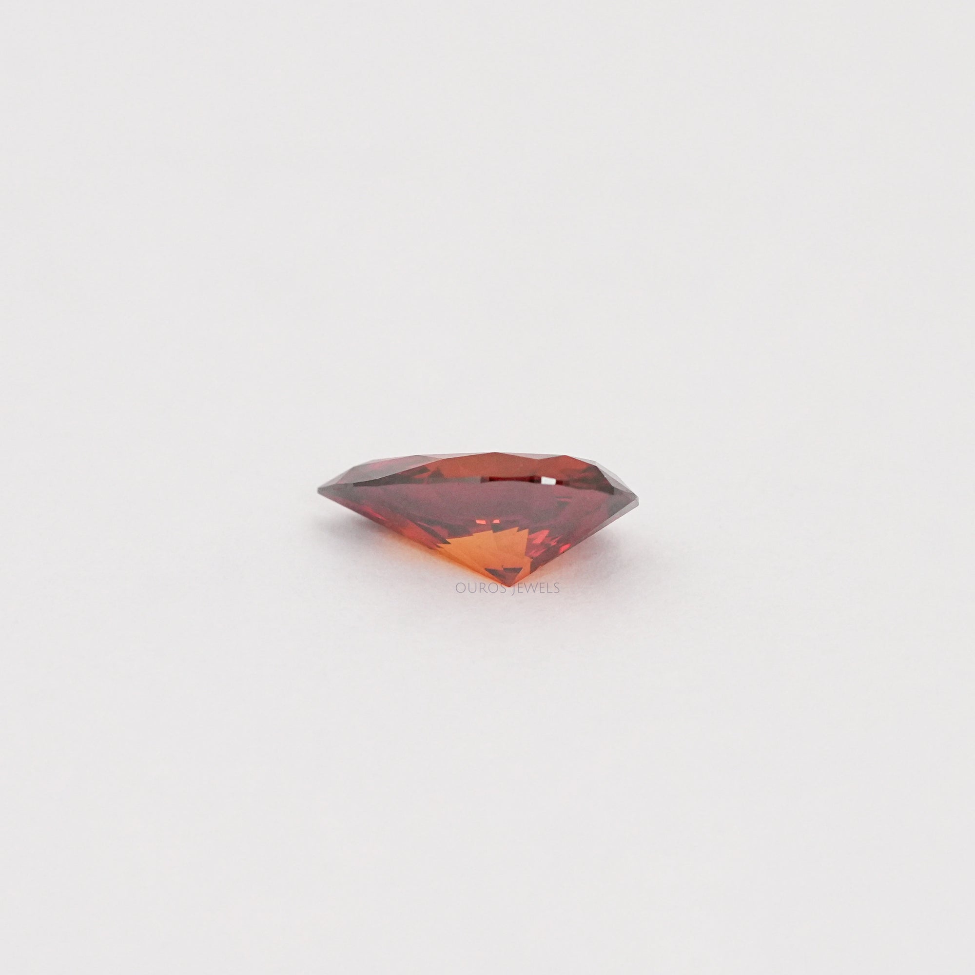 Red Pear Cut Lab Diamond Loose Loose