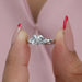 Double Heart Shape Diamond Romantic Ring