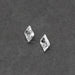 Rounded Modified Kite Shape Lab Diamond Pair Loose