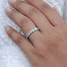 0.25 CT Oval Cut Lab Grown Diamond Eternity Band Rings