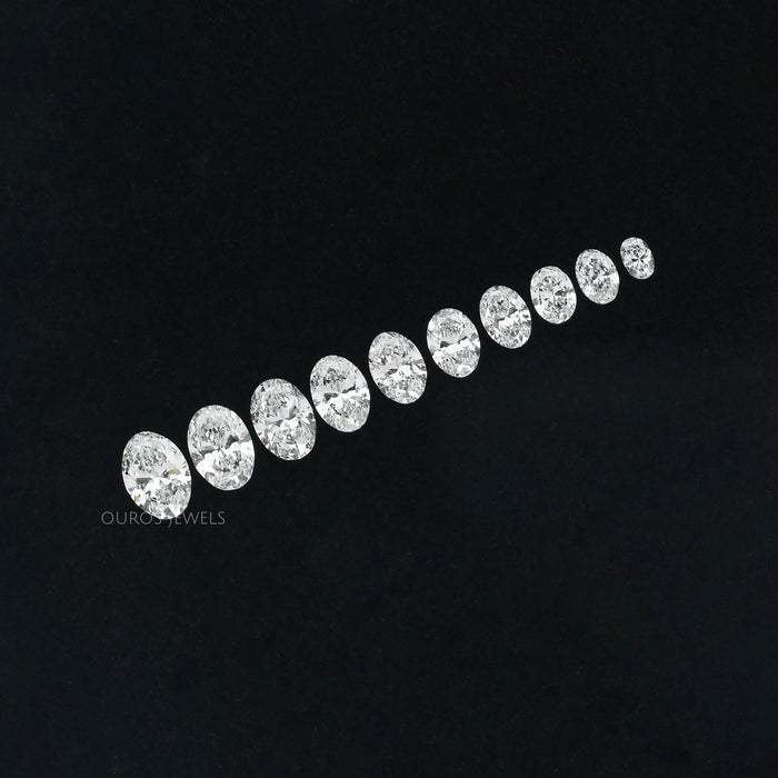 Brilliant Cut Oval Lab Grown Diamond Loose