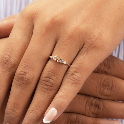 Oval Semi Mount Prong Setting Engagement Ring
