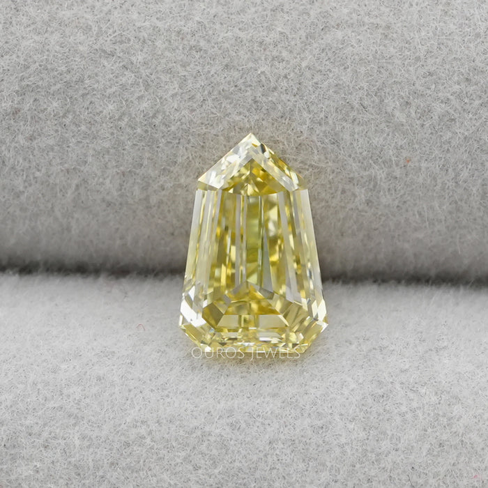 1.50 Carat Fancy Yellow Arrow Cut Lab Grown Diamond