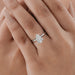 Pear Cut Diamond Solitaire Engagement Ring Rings