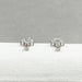 Champagne Princess Cut Lab Diamond Drop Earrings Earrings