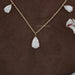 Pear Lab Grown Diamond Station Style Necklace Necklaces