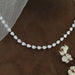 East West Pear Cut Lab Diamond Tennis Necklace Necklaces