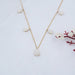 Pear Lab Grown Diamond Station Style Necklace Necklaces