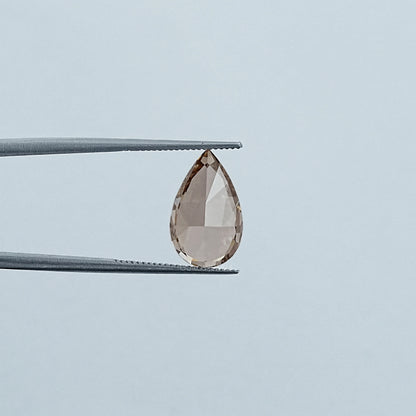 Fancy Light Brown Pear Cut Loose Diamond