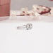 Pear Cut Five Stone Lab Grown Diamond Dainty Ring