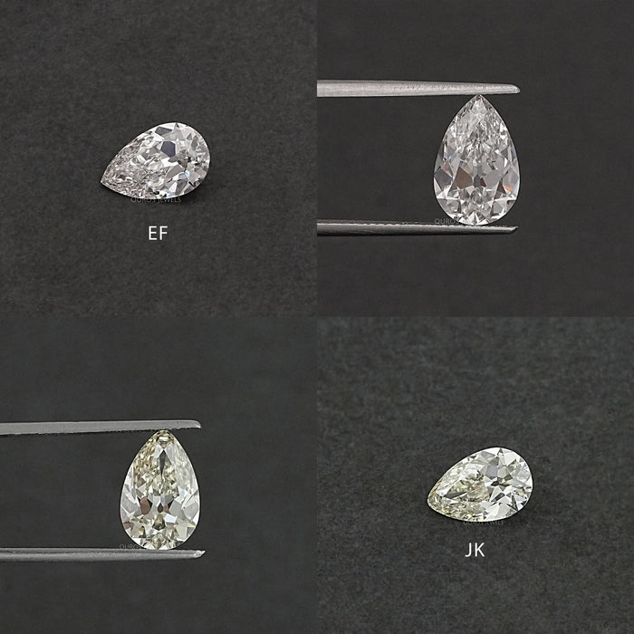 Old Cut Pear Shaped Lab Grown Diamond Loose
