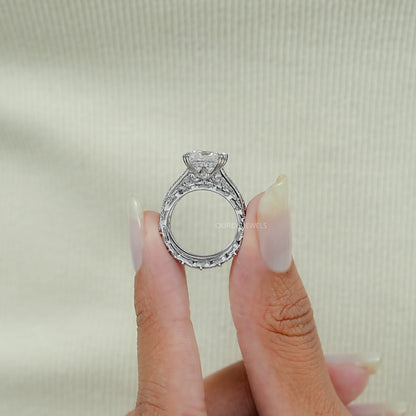 Princess Cut Diamond Wedding Bridal Ring Set