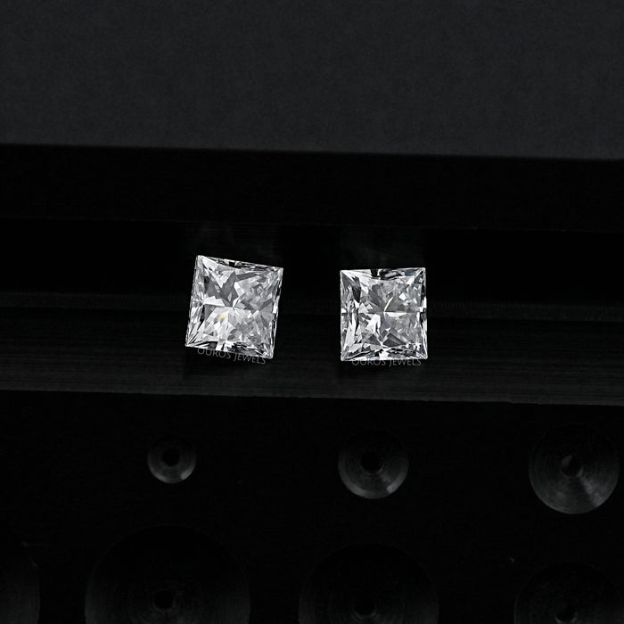 Princess Cut Lab Grown Diamond Pair Loose