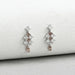 Champagne Princess Cut Lab Diamond Drop Earrings Earrings