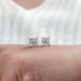 Princess Diamond Stud Earrings For Women Earrings