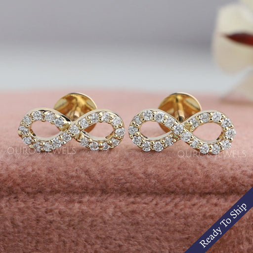 Infinity Stud Earrings For Women