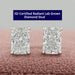 IGI Certified Radiant Cut Lab Grown Diamond Stud Earrings