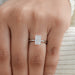 Radiant Cut Solitaire Diamond Engagement Ring Ring