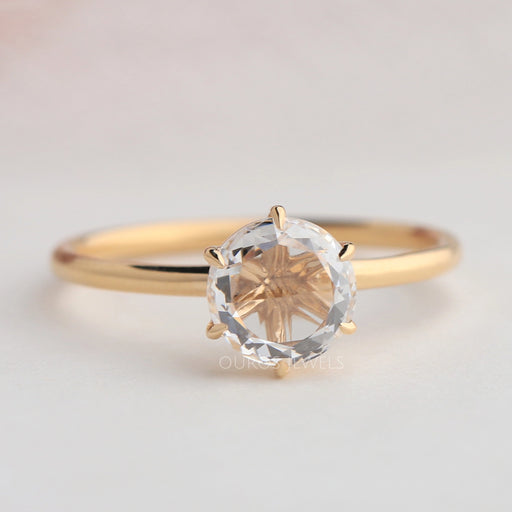 Rose Cut Diamond Engagement ring