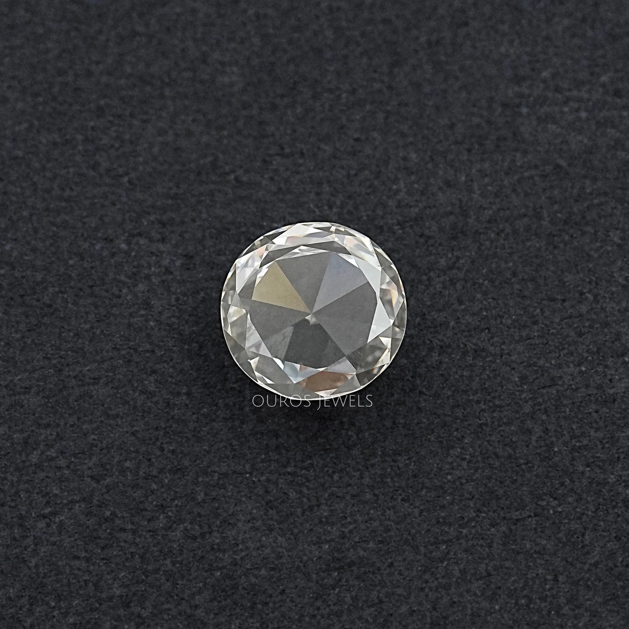 Rose Cut Round Lab Grown Diamond
