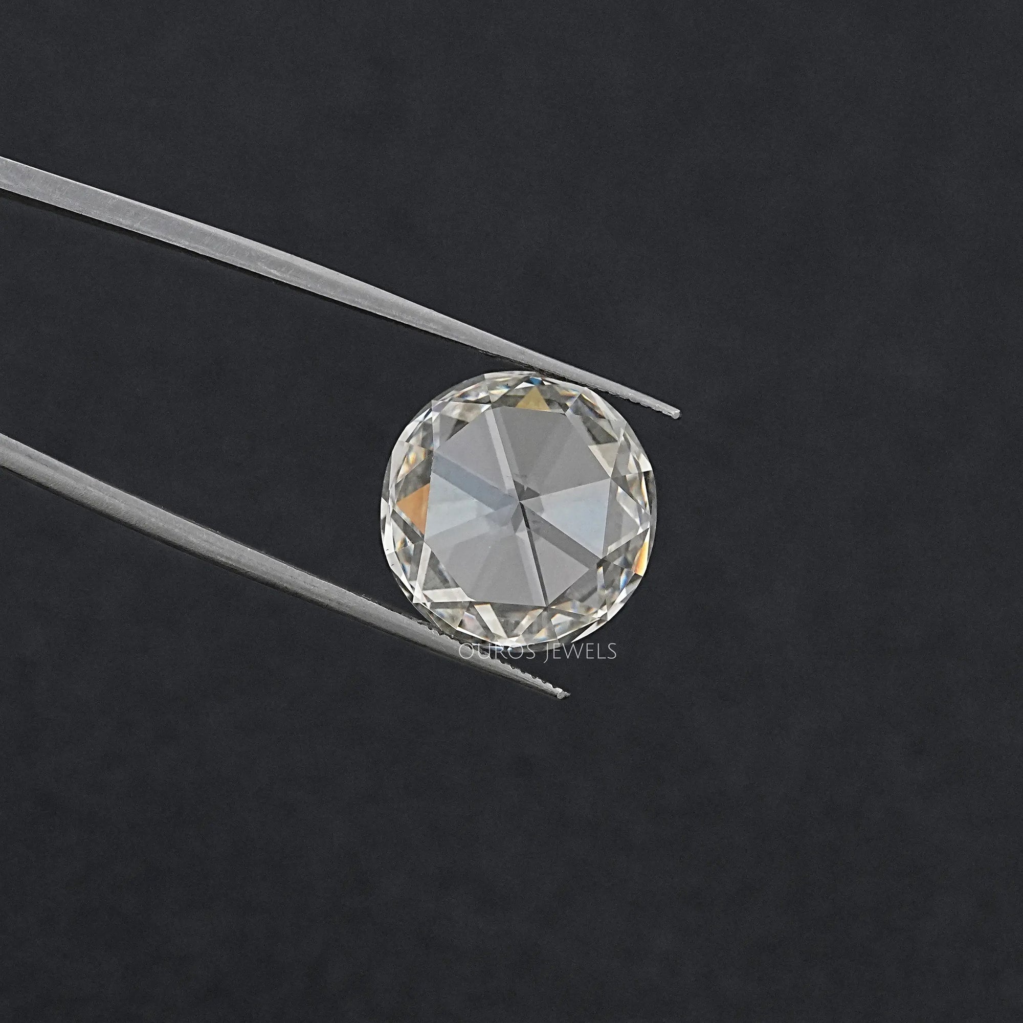 Rose Cut Round Lab Grown Diamond